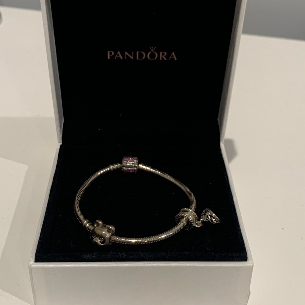 Authentic Pandora Bracelet with Charms